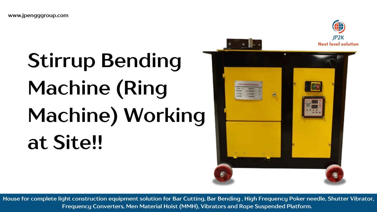 Stirrup Bending Machine (Ring Machine) Working at Site!!